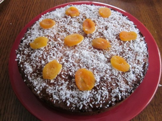 Apricot Chocolate Chip and Coconut Cake myfavouritepastime.com Apricot Choc Chip & Sultana Cake_8080