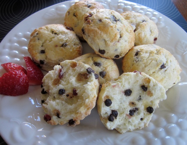 Cranberry and Chocolate Chip Scones myfavouritepastime.com Cranberry & Chocolate Scones_8925