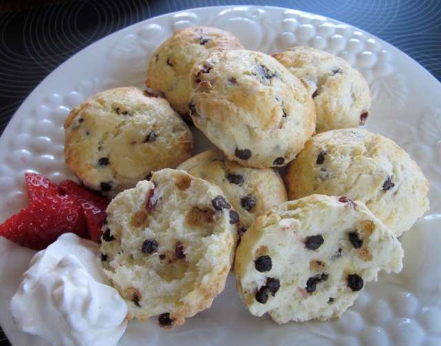 Cranberry and Chocolate Chip Scones myfavouritepastime.com Cranberry & Chocolate Scones_8935