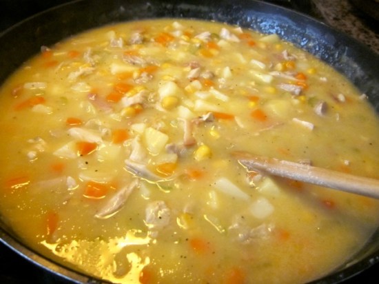 Creamy Chicken and Corn Chowder myfavouritepastime.com