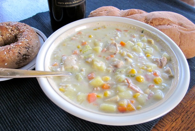 Creamy Chicken and Corn Chowder myfavouritepastime.com