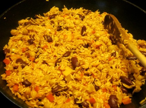 Rice with Beans and Sun-Dried Tomatoes_3810