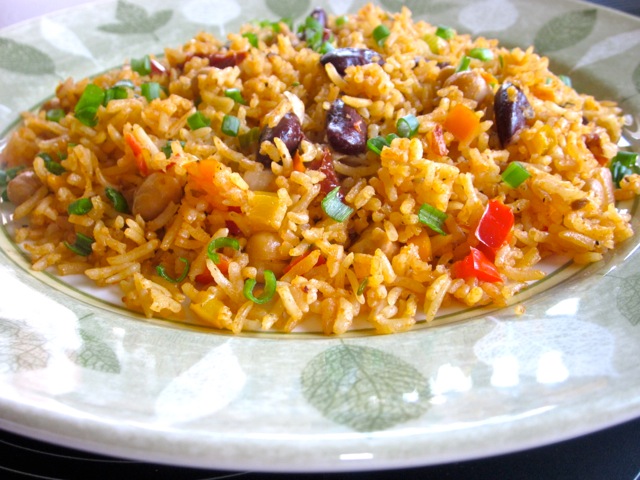 Rice with Beans and Sun-Dried Tomatoes_3876