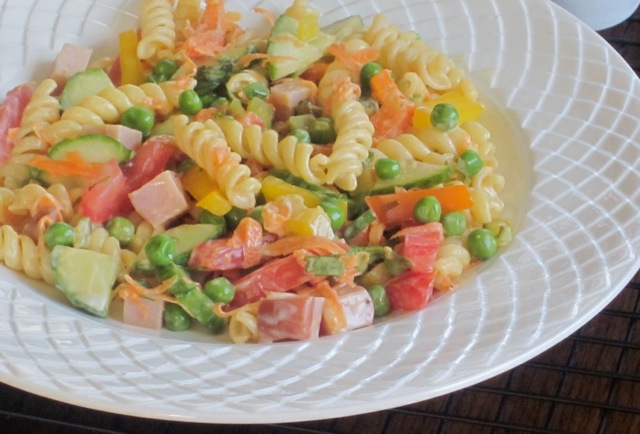 Pasta Salad with Vegetables and Ham myfavouritepastime_4159