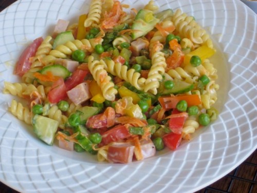 Pasta Salad with Vegetables and Ham_4190_2