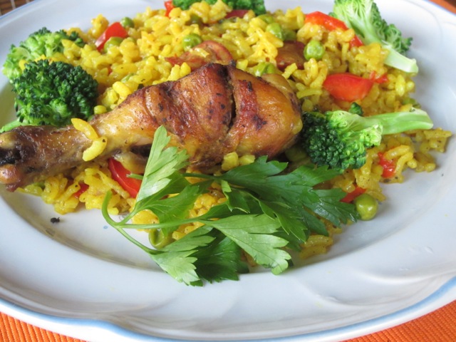 Chicken Paella myfavouritepastime.com_7321