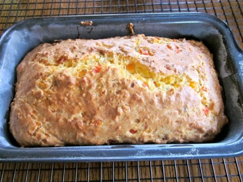 Easy Cheese Bread with Sun-dried Tomato and Capsicum myfavouritepastime.com_6957_2