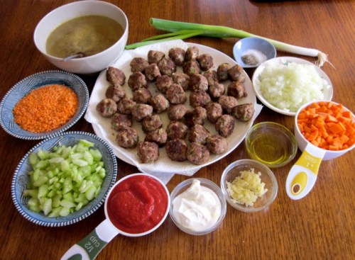 Lentil Carrot Soup with Meatballs myfavouritepastime.com_7310