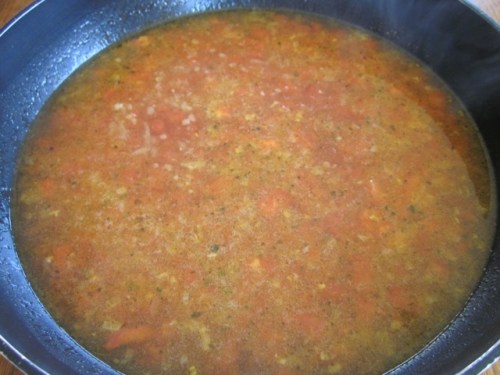 Tomato Corn Pasta Soup with Sugar Snap Peas myfavouritepastime.com_7077