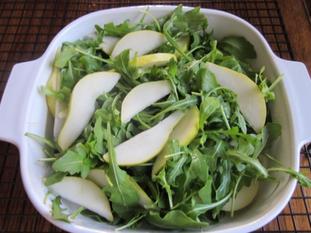 Arugula and Pear Salad myfavouritepastime.com_7987