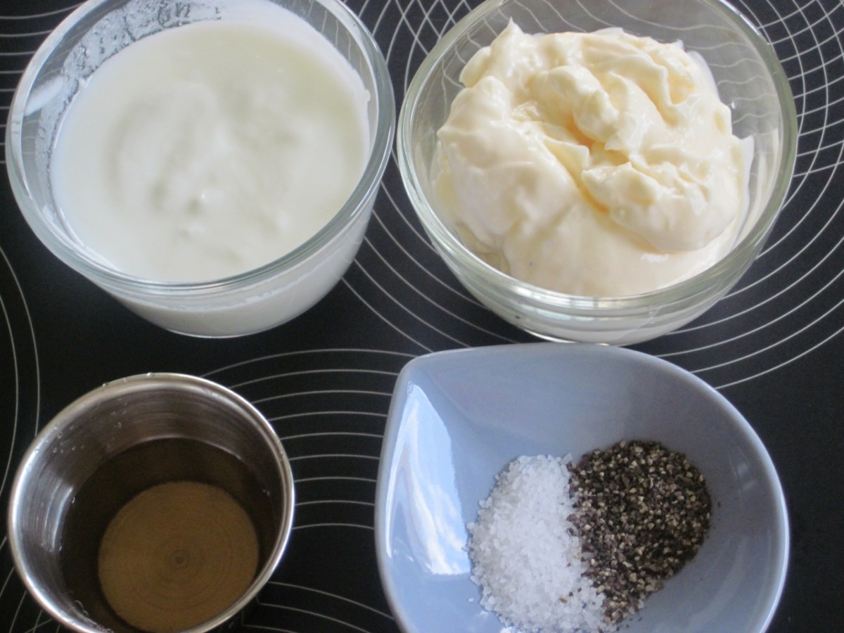 Yoghurt Mayonnaise Dressing with Vinegar – My Favourite Pastime