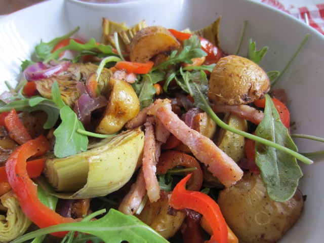 Warm Potato Salad with Artichoke myfavouritepastime.com_0663