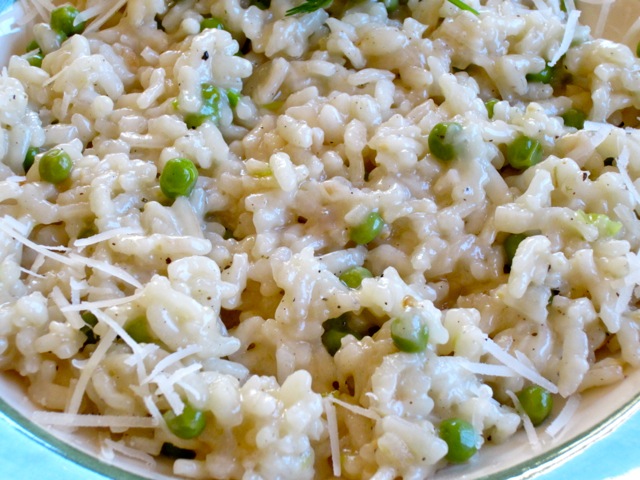 Risotto with White Wine Peas and Parmesan myfavouritepastime.com_0380