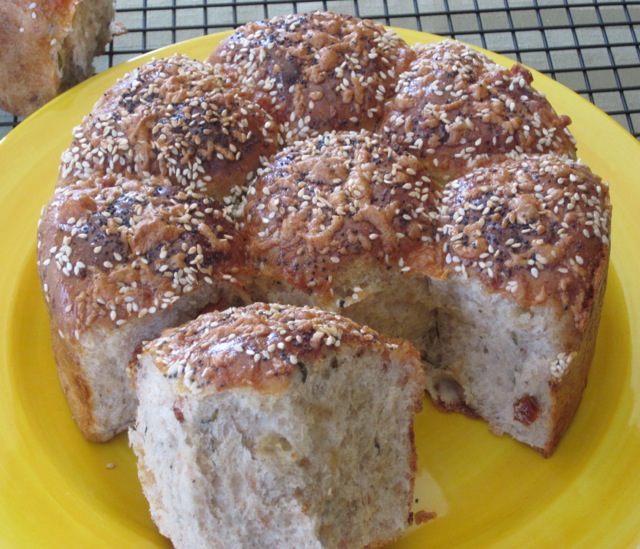 Cheese, Basil and Sun-dried Tomato Bread myfavouritepastime.com_0109
