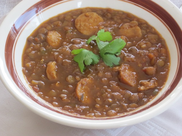 Green Lentil Soup with Sausages myfavouritepastime.com_0495