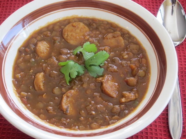 Green Lentil Soup with Sausages myfavouritepastime.com_0496