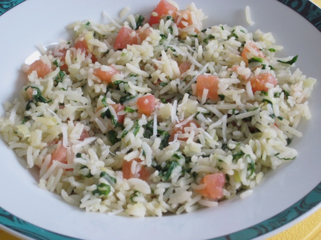 Basmati Rice with Spinach and Parmesan myfavouritepastime.com_2034