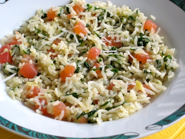 Basmati Rice with Spinach and Parmesan myfavouritepastime.com_2046