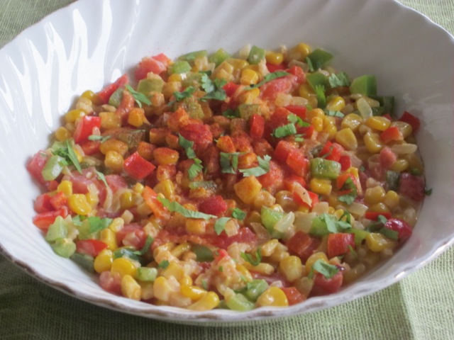 Creamy Sweet Corn and Peppers myfavouritepastime.com_1494