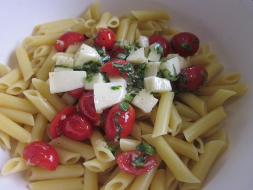 Penne with Tomatoes and Mozzarella myfavouritepastime.com_0747