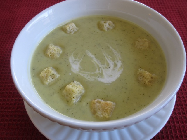 Cream of Zucchini Soup myfavouritepastime.com