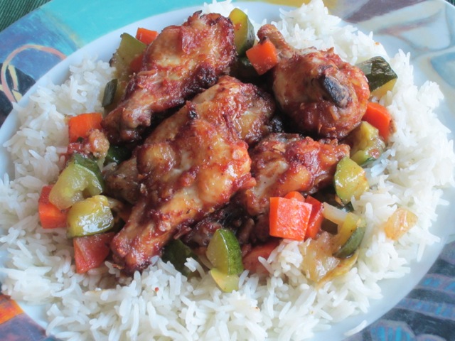 Crispy Onion and Tomato Chicken myfavouritepastime.com_2469