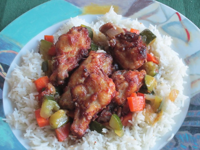 Crispy Onion and Tomato Chicken myfavouritepastime.com_2470