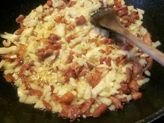 Pasta with Bacon and Peas myfavouritepastime.com_1561