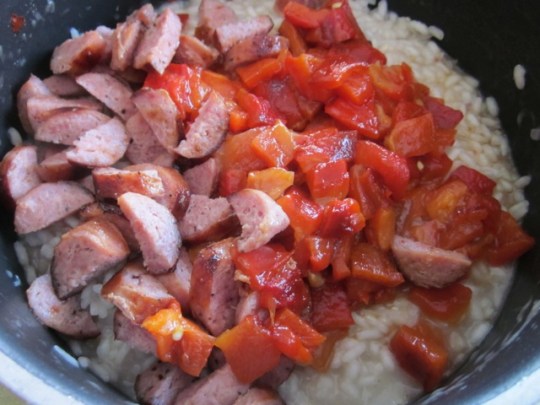 Risotto with Sausage and Roasted Bell Pepper myfavouritepastime.com_0135