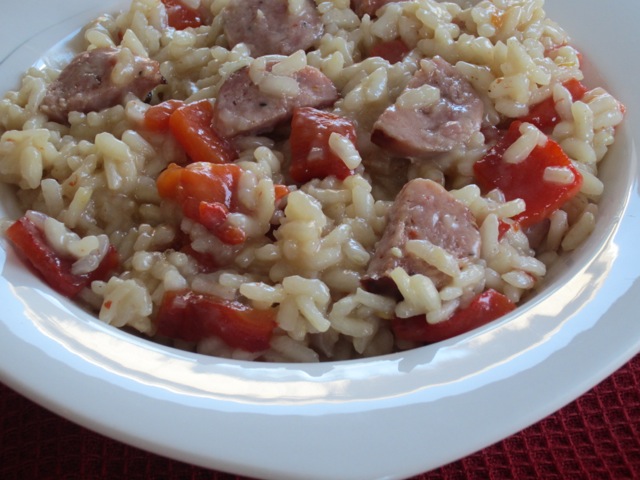 Risotto with Sausage and Roasted Bell Pepper myfavouritepastime.com_1314