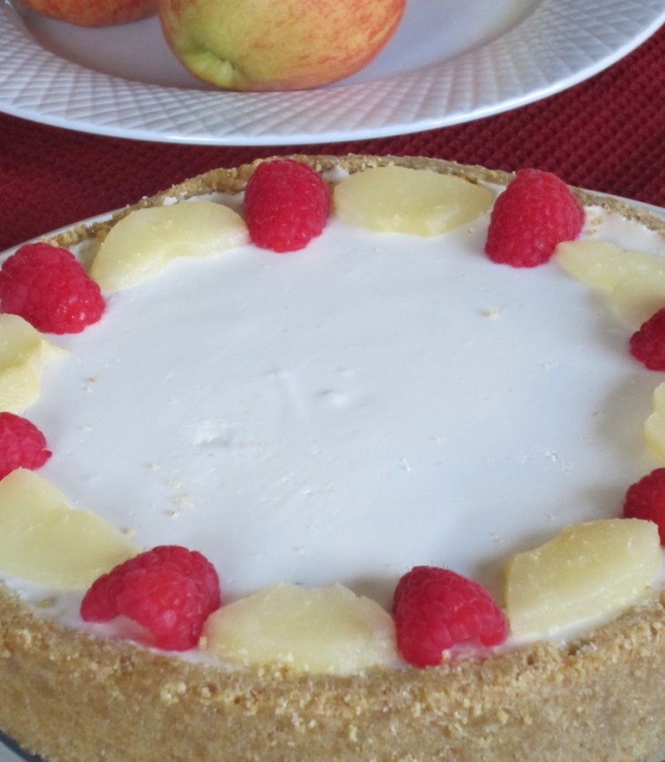 No-Bake Cheese Cake with Pears myfavouritepastime.com