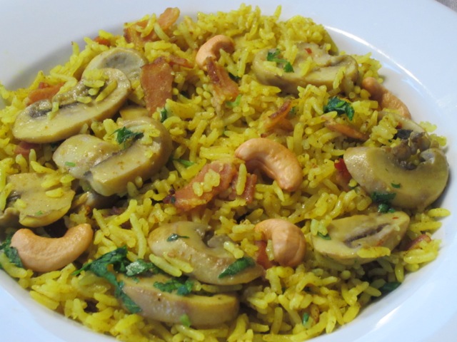 Mushroom Bacon Pilau myfavouritepastime.com_2632