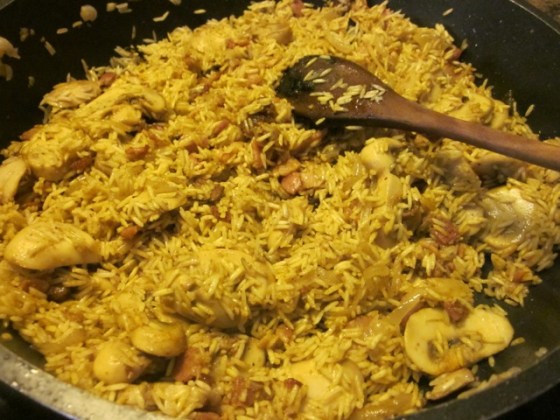 Mushroom Bacon Pilau myfavouritepastime.com_3568