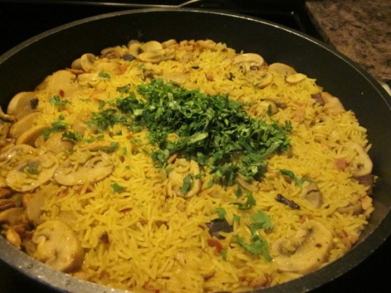 Mushroom Bacon Pilau myfavouritepastime.com_3573