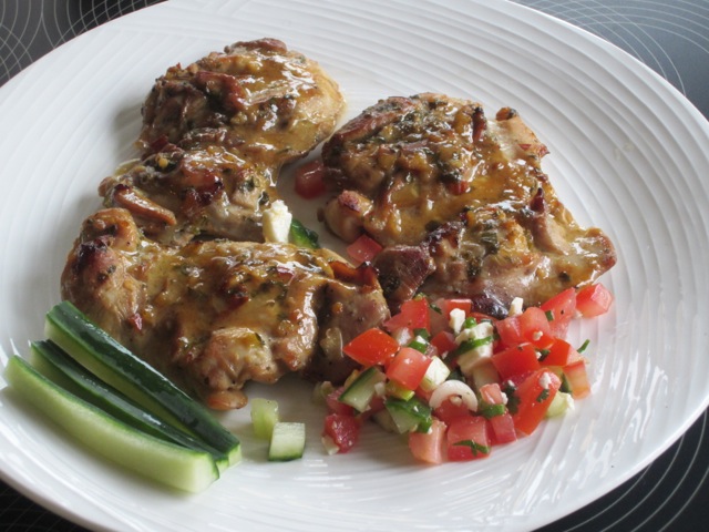 Spicy Lemon Cilantro Chicken with Salsa myfavouritepastime.com_2498