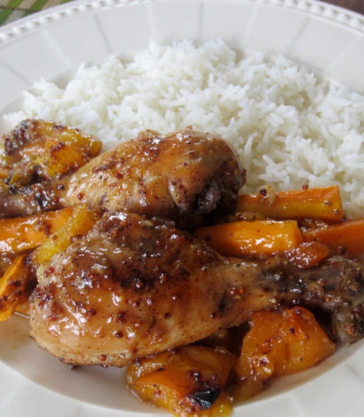 Apricot Honey Glazed Chicken myfavouritepastime.com