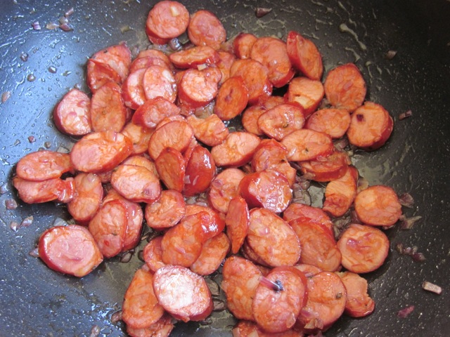 Pasta with Chorizo Sausage myavouritepastime.com_4605