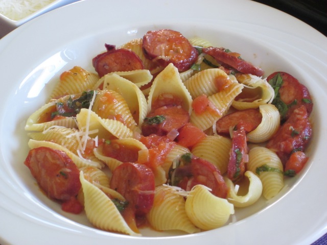 Pasta with Chorizo Sausage myavouritepastime.com Pasta with Chorizo Sausage myavouritepastime.com_4609