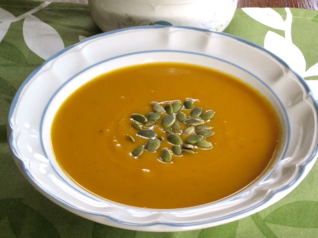 Roasted Butternut Squash Carrot & Sweet Potato Soup myfavouritepastime.com_5450