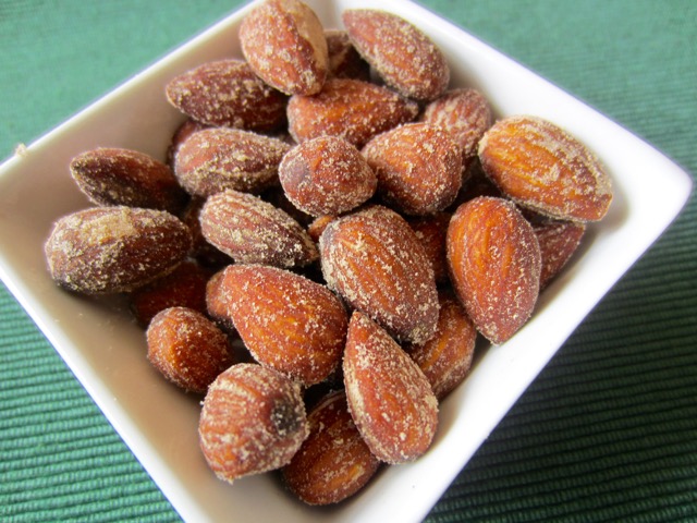 Hickory Smoked Almonds dry roasted and salted