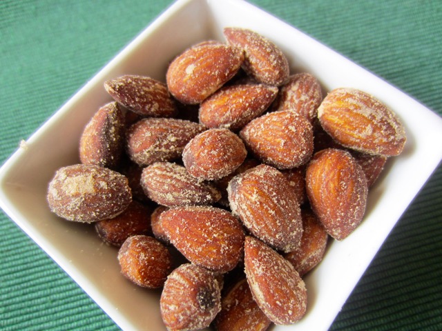Hickory Smoked Almonds dry roasted and salted