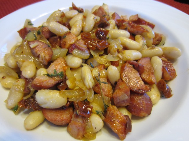 Chorizo and Cannellini Beans Stuffing