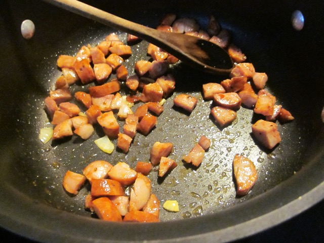 Chorizo and Cannellini Beans Stuffing