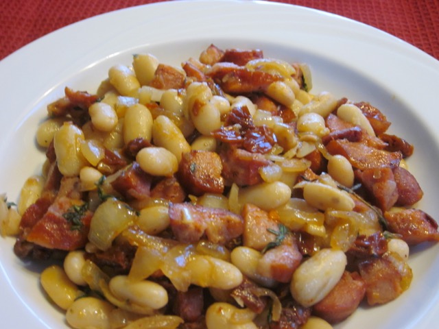 Chorizo and Cannellini Beans Stuffing