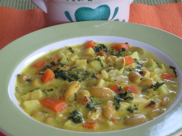 Mixed Vegetable Soup with Cannellini Beans myfavouritepastime.com