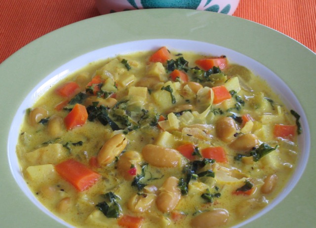 Mixed Vegetable Soup with Cannellini Beans myfavouritepastime.com