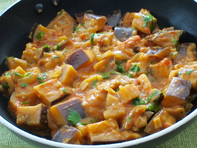 Spicy Eggplant with Coconut Milk myfavouritepastime.com