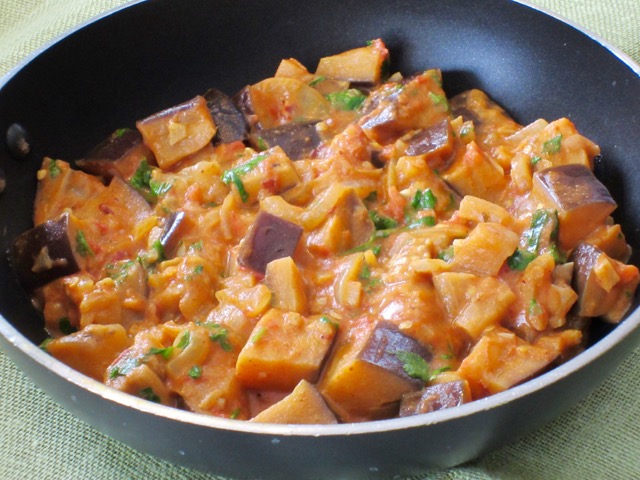 Spicy Eggplant with Coconut Milk myfavouritepastime.com