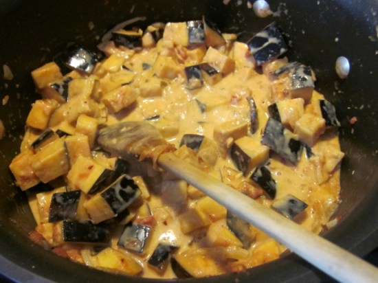 Spicy Eggplant with Coconut Milk myfavouritepastime.com