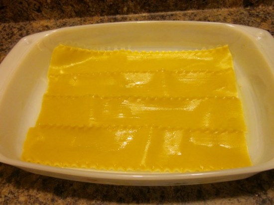 Simple Bolognese Lasagna with Peas myfavouritepastime.com